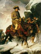 Paul Delaroche Bonaparte franchissant les Alpes oil on canvas